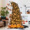 Artificial Christmas Tree with Bendable Top Section and Warm Light